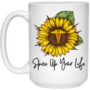 Nurse Coffee Mug Spice Up Your Life Nurse Heart 11oz - 15oz White Mug