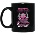 Nurse Coffee Mug The Devil Whispered You're Not Strong Enough I Am The Storm Nurse 11oz - 15oz Black Mug