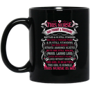 Nurse Coffee Mug This Nurse Has Fought A Thousand Battles And Is Till Standing 11oz - 15oz Black Mug