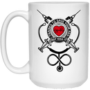 Nurse Coffee Mug Trained To Save Your Ass Not Kiss It 11oz - 15oz White Mug