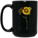 Nurse Coffee Mug You Are My Sunshine Sunflowers Nursing Tools 11oz - 15oz Black Mug