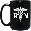 Nurse Coffee Mug You Save One Life You're A Hero I Save 100 Lives I'm A Nurse 11oz - 15oz Black Mug