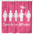 Nurse Shower Curtain Dare To Be Different I Do What I Want Funny Nurse For Bathroom Decor
