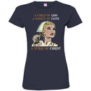 Nurse T-Shirt A Child Of God A Woman Of Faith A Nurse Of Christ Funny Gift Nurse T Shirts CustomCat