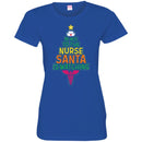 Nurse T-Shirt Be Nice To the Nurse Santa Is Watching Funny Funny Gift Nurse Shirts CustomCat
