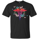 Nurse T-Shirt Graphics and More Caduceus Medical Symbol Doctor Nurse EMT Men's Novelty Shirts CustomCat