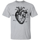 Nurse T-Shirt Heart Detail Funny Gift Tees Medical Shirts CustomCat