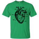 Nurse T-Shirt Heart Detail Funny Gift Tees Medical Shirts CustomCat
