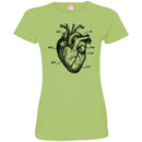 Nurse T-Shirt Heart Detail Funny Gift Tees Medical Shirts CustomCat