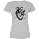 Nurse T-Shirt Heart Detail Funny Gift Tees Medical Shirts CustomCat