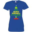 Nurse T-Shirt I Just Like To Nurse Nursing's My Favorite Funny Christmas Gift Tees Medical Shirts CustomCat