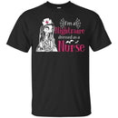 Nurse T-Shirt I'm A Nightmare Dressed As A Nurse Sally Halloween Funny Gift Tees Medical Shirts CustomCat