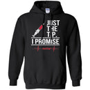 Nurse T-Shirt Just The Tip I Promise Heartbeat Nurse Funny Gift Tees Nurse Shirt CustomCat