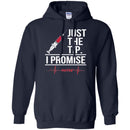 Nurse T-Shirt Just The Tip I Promise Heartbeat Nurse Funny Gift Tees Nurse Shirt CustomCat