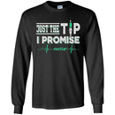 Nurse T-Shirt Just The Tip I Promise Heartbeat Nurse Funny Gift Tees Nurse Shirts CustomCat