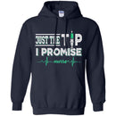 Nurse T-Shirt Just The Tip I Promise Heartbeat Nurse Funny Gift Tees Nurse Shirts CustomCat