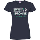 Nurse T-Shirt Just The Tip I Promise Heartbeat Nurse Funny Gift Tees Nurse Shirts CustomCat
