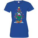 Nurse T-Shirt Merry Christmas Tree Nurse Funny Gift Tees Nurse Shirts CustomCat