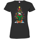 Nurse T-Shirt Merry Christmas Tree Nurse Funny Gift Tees Nurse Shirts CustomCat