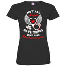 Nurse T-Shirt Not All Angels Have Wings Some Have Stethoscope Funny Gift Tees Nurse Shirts CustomCat