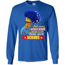 Nurse T-Shirt Not Every Wonder Woman Wear A Cape Some Wear Scrubs Funny Gift Tees Nurse Shirts CustomCat
