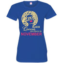 Nurse T-Shirt Nurse Black Queens Are Born In November Funny Gift Nurse Shirts CustomCat