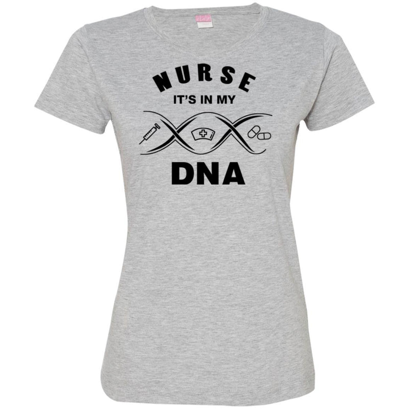 Nurse T-Shirt Nurse It's In My DNA Funny Gift Tees Nurse Shirts CustomCat
