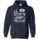 Nurse T-Shirt Sleeping Nurse Please Do Not Disturb Unless You Need CPR Funny Gift Nurse Shirts CustomCat