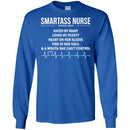Nurse T-Shirt Smartass Nurse Hated By Many Love By Plenty Funny Gift Nurse T Shirt CustomCat