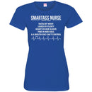 Nurse T-Shirt Smartass Nurse Hated By Many Love By Plenty Funny Gift Nurse T Shirt CustomCat