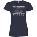 Nurse T-Shirt Smartass Nurse Hated By Many Love By Plenty Funny Gift Nurse T Shirt CustomCat