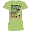 Nurse T-Shirt The 12 Days Of Nursing And 1 Hour Left On My Shift Funny Gift Tees Nurse Shirts CustomCat
