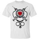 Nurse T-Shirt Trained To Save Your Ass Not Kiss It Funny Gift Tees Nurse Shirts CustomCat