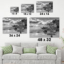 Ocean Sunset Multi Names Premium Canvas Crossroads Personalized Canvas Wall Art - Family Street Sign Family Name Art Canvas For Home Decor Custom Canvas Family - CANLA75 - CustomCat