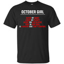 October Girl Hated By Many Loved By Plenty Heart On Her Sleeve Fire In Her Soul Shirts CustomCat