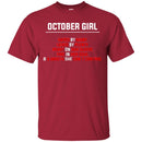 October Girl Hated By Many Loved By Plenty Heart On Her Sleeve Fire In Her Soul Shirts CustomCat