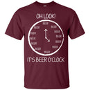Oh Look It's Beer O'clock T-shirt CustomCat
