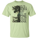 On The Back Of Horse I Ride To Lost My Mind And Find My Soul- Horses T-shirt CustomCat