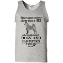 Once Upon A Time There Was A Girl Dog Tattoo CustomCat