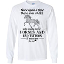 Once Upon A Time There Was A Girl Horse Tattoo CustomCat