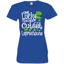 One Lucky Teacher Of The Cutest Leprechauns Shamrock Funny Gifts Patrick's Day T-Shirt CustomCat