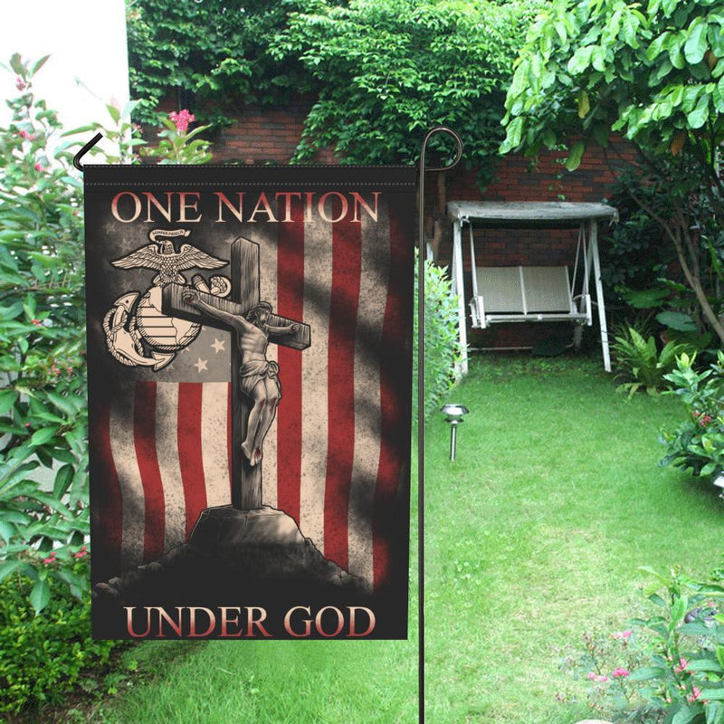 One Nation Under God 28" x 40" House Flag 28" x 40"(Twin Sides) interestprint