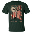 One Nation Under God Firefighter T-shirts & Hoodie for Veteran's Day CustomCat