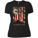 One Nation Under God Firefighter T-shirts & Hoodie for Veteran's Day CustomCat