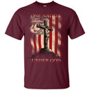 One Nation Under God Navy Veterans T-shirts & Hoodie for Veteran's Day CustomCat