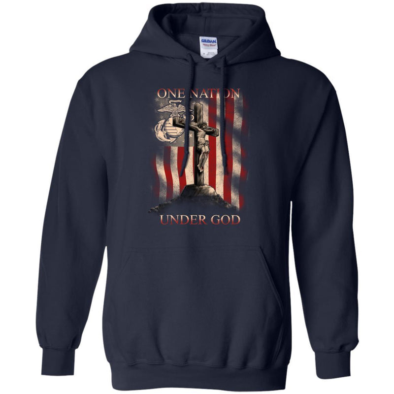 One Nation Under God Navy Veterans T-shirts & Hoodie for Veteran's Day CustomCat