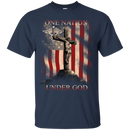 One Nation Under God Nurse Version Tshirt CustomCat