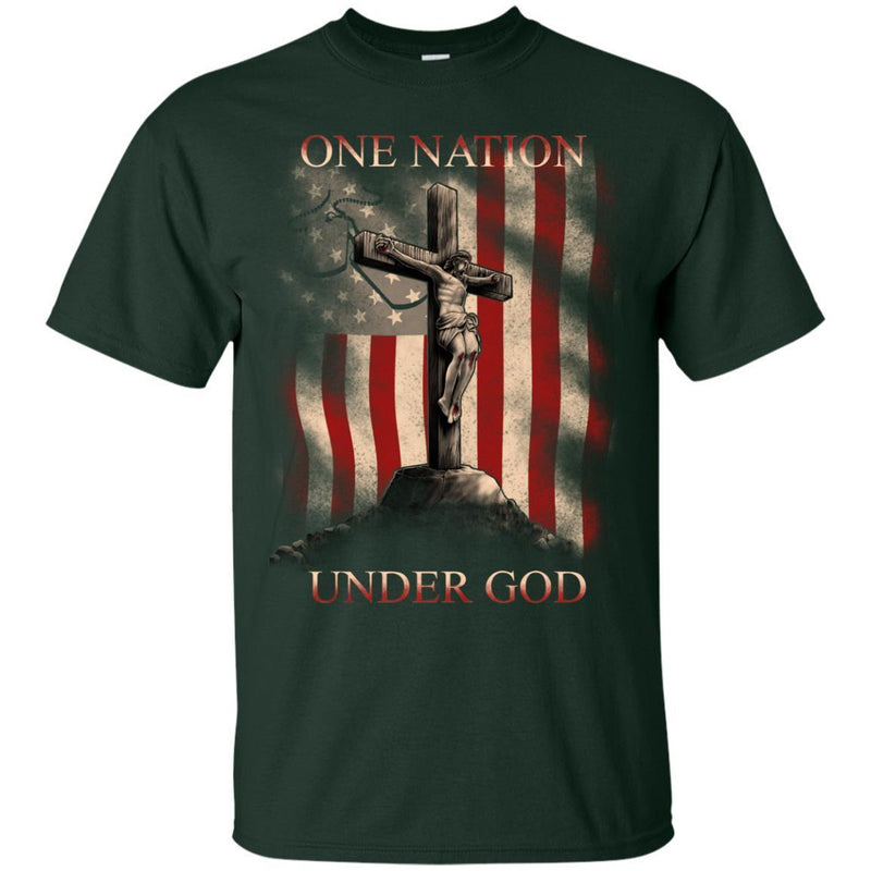 One Nation Under God Veterans T-shirts & Hoodie for Veteran's Day CustomCat