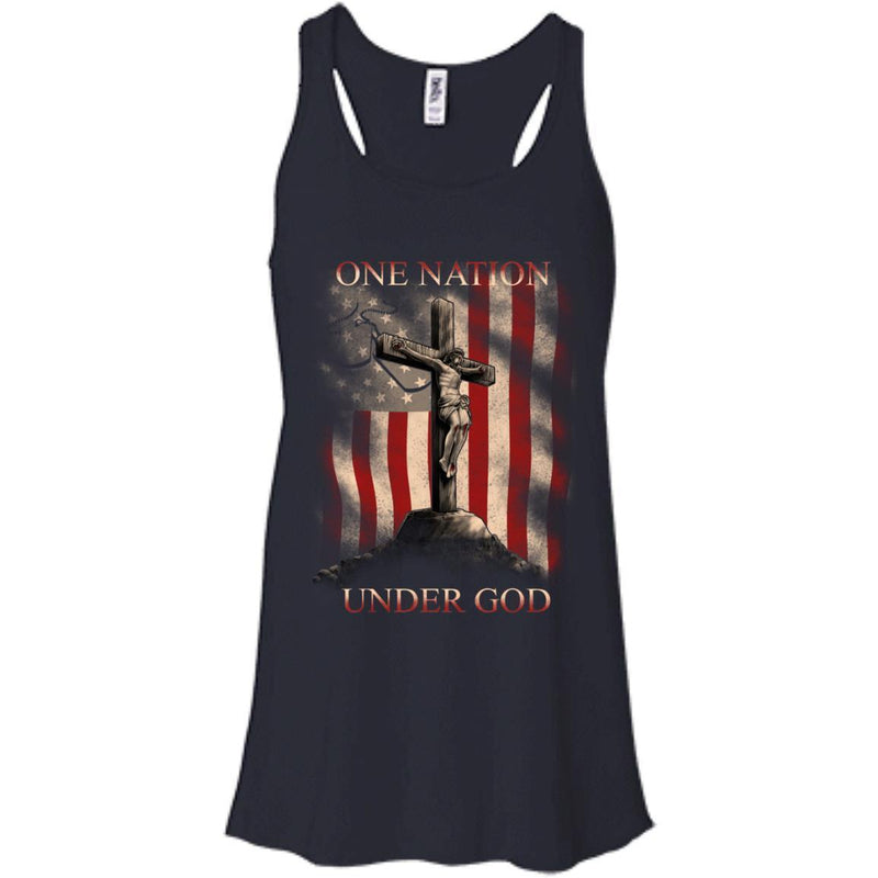 One Nation Under God Veterans T-shirts & Hoodie for Veteran's Day CustomCat