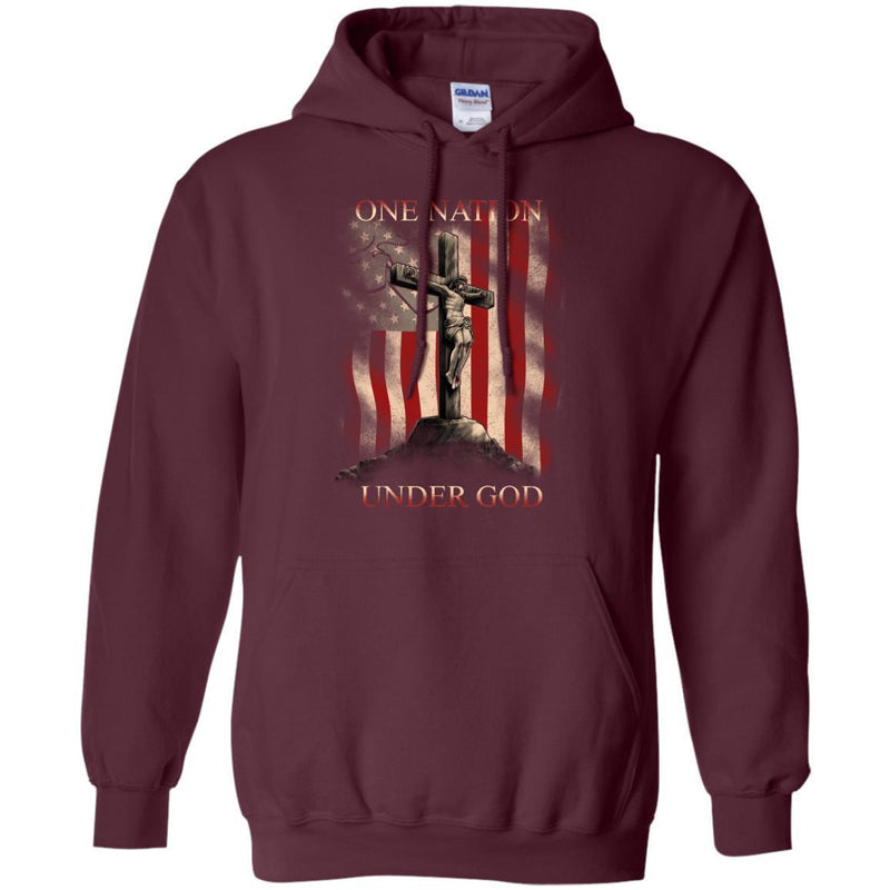 One Nation Under God Veterans T-shirts & Hoodie for Veteran's Day CustomCat